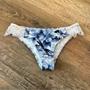 Hollister Cheekster Floral Lace Bikini Bottoms
